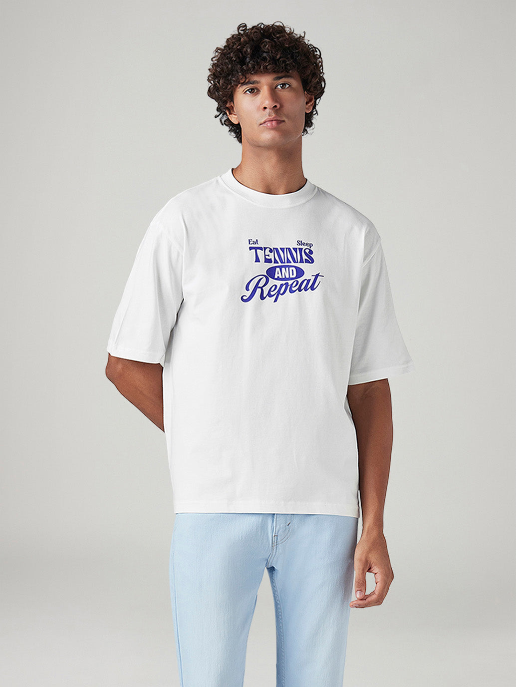 Men's Graphic Print Loose Fit T-Shirt