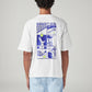 Men's Graphic Print Loose Fit T-Shirt - Back View