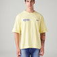 Men's Graphic Print Loose Fit T-Shirt - Front View