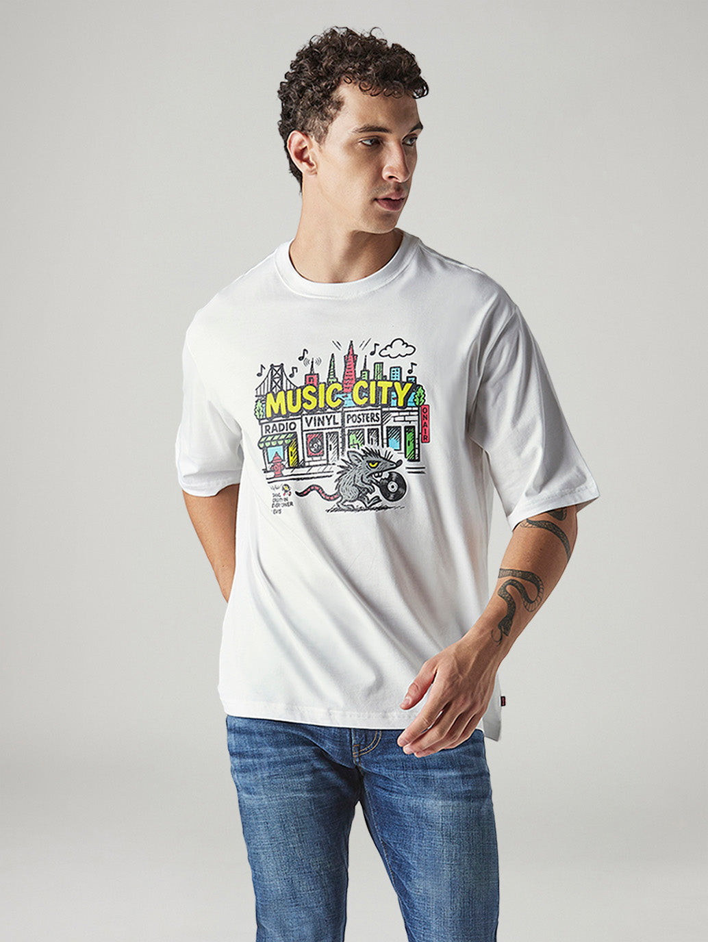 Men's Graphic Regular Fit Jersey T-Shirt
