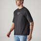 Men's Graphic Print Regular Fit Jersey T-Shirt - Side View