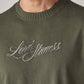 Men's Embroidered Regular Fit Jersey T-Shirt - Detail View