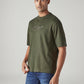 Men's Embroidered Regular Fit Jersey T-Shirt - Side View