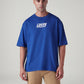 Men's Logo Printed Loose Fit T-Shirt - Front View