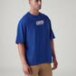 Men's Logo Printed Loose Fit T-Shirt - Side View