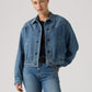 Levi's® Women's Dani Western Harrington Denim Jacket - Front View