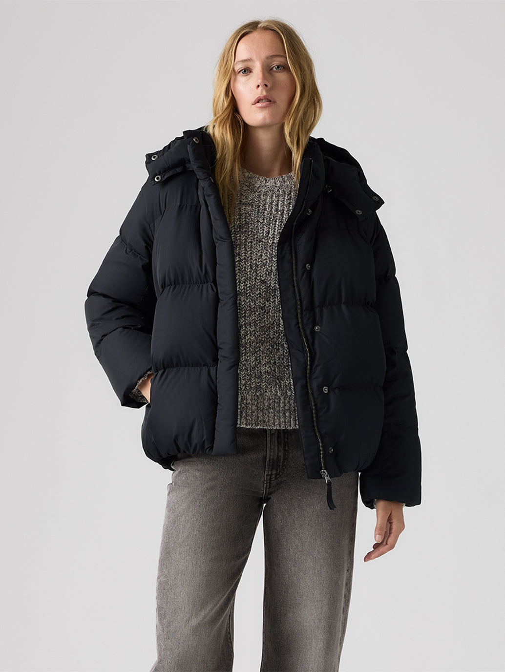 Levi's® Women's Tate Bubble Puffer - Front View