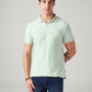 Men's Solid Regular Fit Polo T-Shirt - Styleshot View