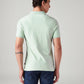 Men's Solid Regular Fit Polo T-Shirt - Back View