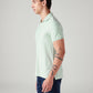 Men's Solid Regular Fit Polo T-Shirt - Side View