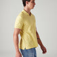 Men's Solid Regular Fit Polo T-Shirt - Side View