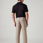 Men's Beige Authentic Relaxed Straight Fit Mid Rise Chinos - Back View