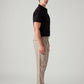 Men's Beige Authentic Relaxed Straight Fit Mid Rise Chinos - Side View