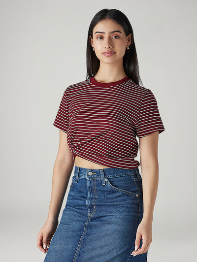 levi's Women's Striped Regular Fit T-Shirt-picture-29