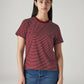Women's Striped Regular Fit T-Shirt - Front View