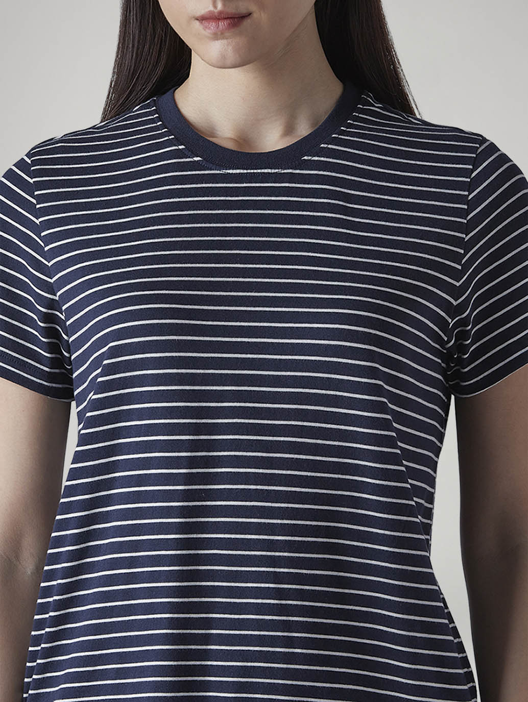 Women's Striped Regular Fit T-Shirt - 20 View