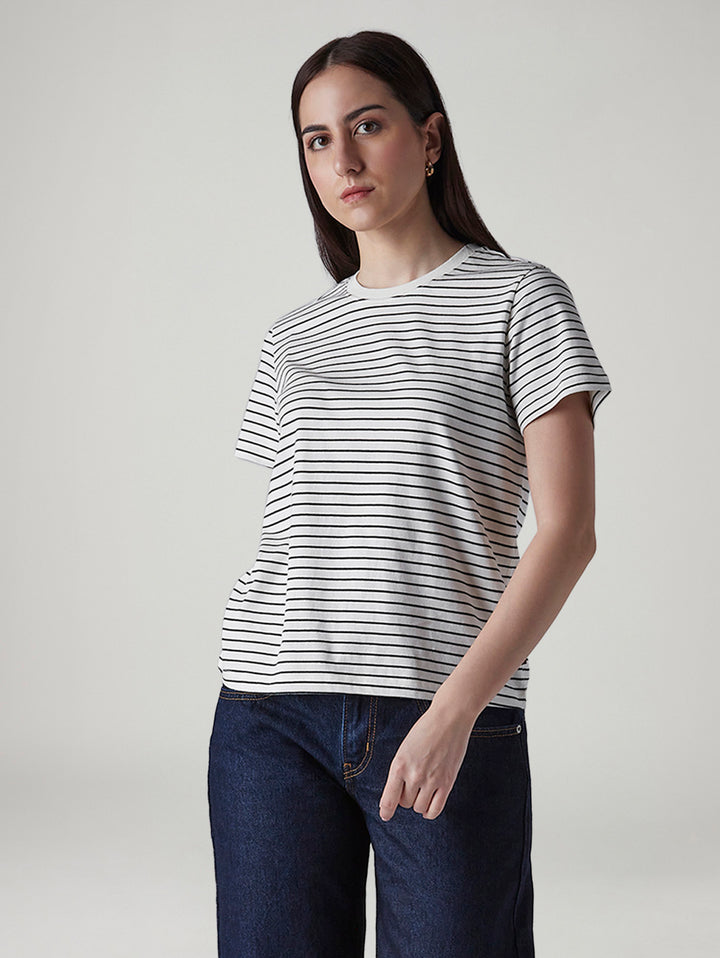 Women's Striped Regular Fit T-Shirt