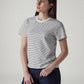 Women's Striped Regular Fit T-Shirt - Side View