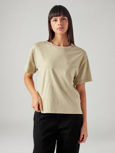 levi's Women's Solid Relaxed Fit T-Shirt-picture-29