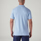 Men's Logo Printed Slim Fit Pique Polo T-Shirt - Back View