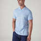 Men's Logo Printed Slim Fit Pique Polo T-Shirt - Side View