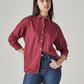 Women's Solid Loose Fit Shirt - Styleshot View