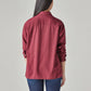 Women's Solid Loose Fit Shirt - Back View