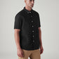 Men's Solid Slim Fit Poplin Shirt - Side View