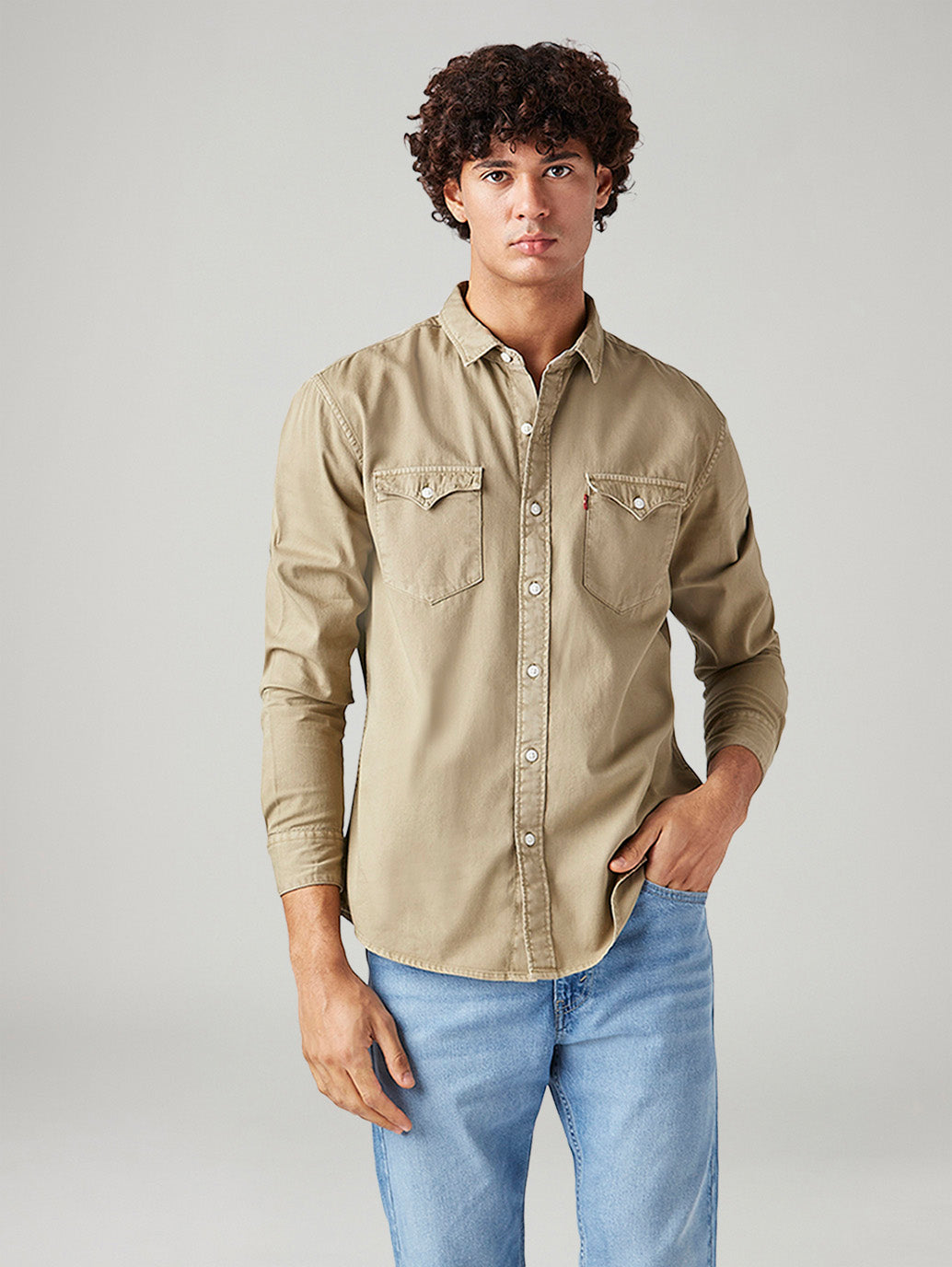 Men's Solid Slim Fit Shirt - Styleshot View