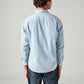 Men's Solid Slim Fit Shirt - Back View