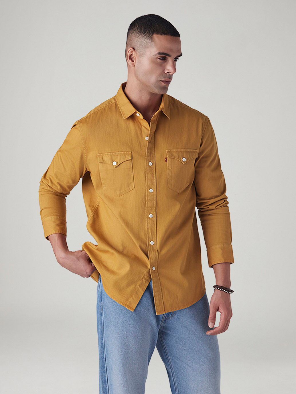 Men's Solid Regular Fit Shirt