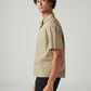 Men's Solid Relaxed Fit Poplin Shirt - Side View