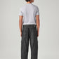 Men's 568 Charcoal Grey Loose Fit Mid Rise Cargos - Back View