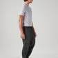 Men's 568 Charcoal Grey Loose Fit Mid Rise Cargos - Side View
