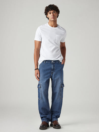 levi's Men's 568 Blue Loose Fit Mid Rise Cargos-picture-27