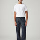 Men's 565 Navy Loose Fit Mid Rise Cargos - Front View