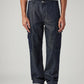 Men's 565 Navy Loose Fit Mid Rise Cargos - Front View