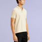 Men's Redloop Solid Cream Slim Fit Polo T-shirt - 67131243-4df0-4d0a-ad83-3d48b6db11b5 View