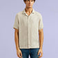 Men's Redloop Solid Beige Relaxed Fit Camp Shirt - c4e7ad70-f83d-4ceb-b535-546c638a307d View