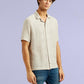 Men's Redloop Solid Beige Relaxed Fit Camp Shirt - a7f609e0-c16e-4748-b4b5-69c5503ddc42 View