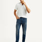 Men's Redloop 512 Blue Slim Tapered Fit Mid Rise Jeans - Styleshot View