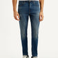 Men's Redloop 512 Blue Slim Tapered Fit Mid Rise Jeans - Front View