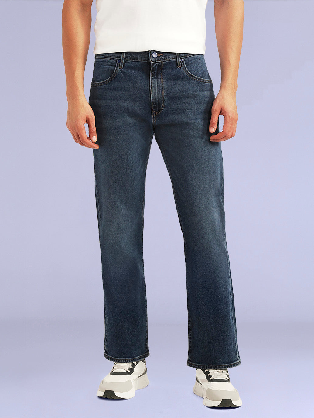 Men's Redloop 517 Dark Blue Bootcut Fit Mid Rise Jeans - 8b799d2e-1d43-4c53-816e-d921c5b1928b View