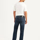 Men's Redloop 517 Dark Blue Bootcut Fit Mid Rise Jeans - Back View
