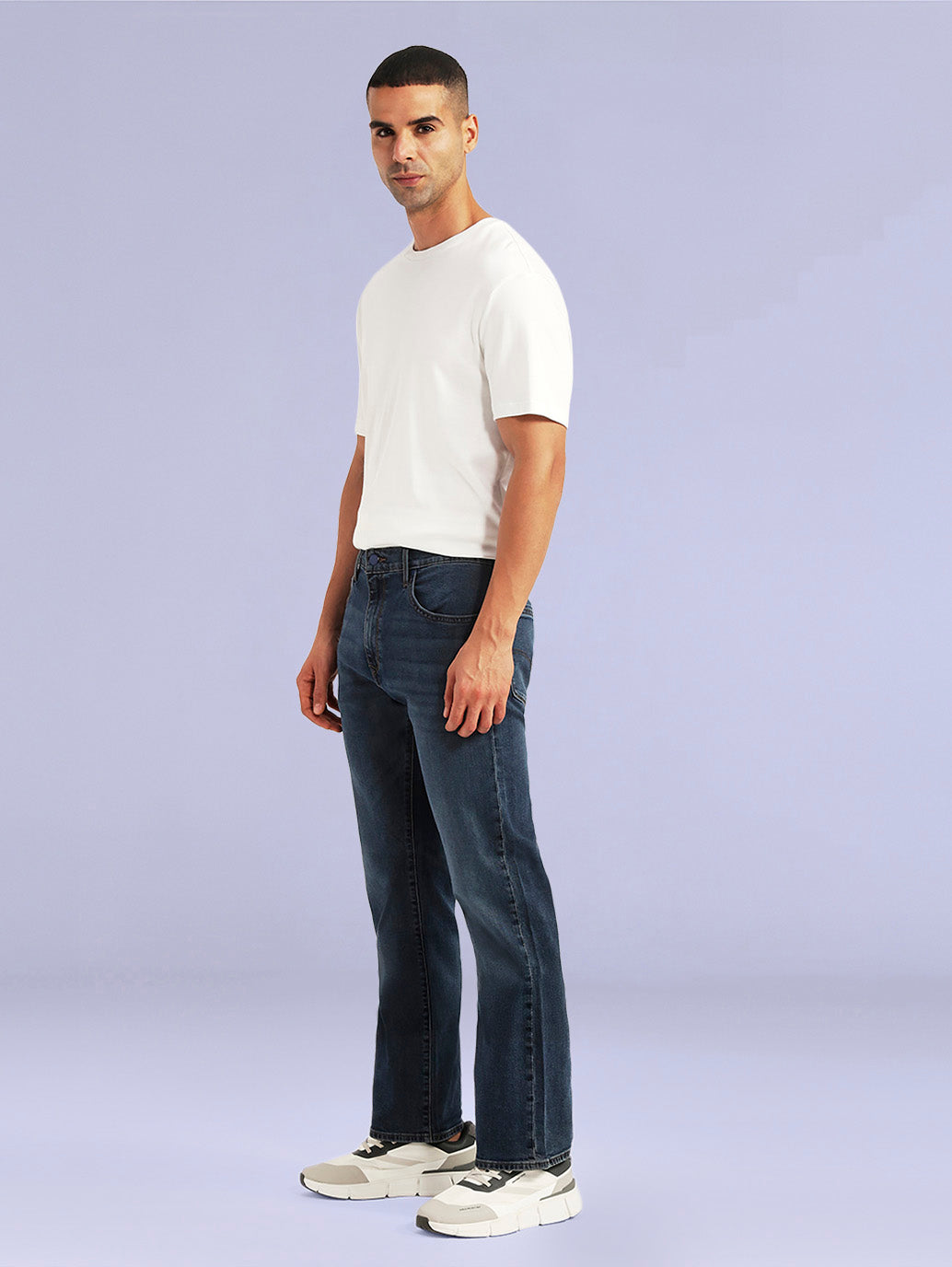 Men's Redloop 517 Dark Blue Bootcut Fit Mid Rise Jeans - 13cb1663-7d69-48d9-97cd-82aa068138f8 View