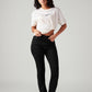 Women's Black Wedgie Slim Fit Mid Rise Jeans - Styleshot View