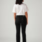 Women's Black Wedgie Slim Fit Mid Rise Jeans - Back View