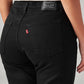 Women's Black Wedgie Slim Fit Mid Rise Jeans - 20 View