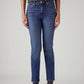 Women's Blue Wedgie Slim Fit Mid Rise Jeans - Front View