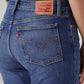 Women's Blue Wedgie Slim Fit Mid Rise Jeans - Detail View